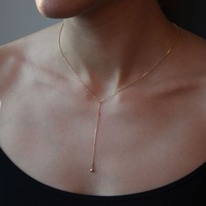 Catbird Jewelry Greco Lariat Necklace 14k solid gold